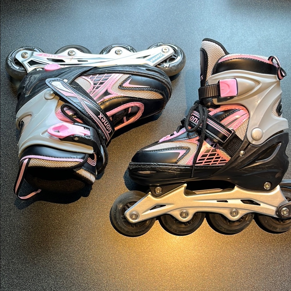 Girls Adjustable Inline Skates  - Sizes 1-4